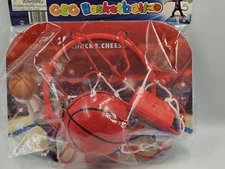 New In Package 2022 Chuck E Cheese CEC ShowBiz Pizza Sealed Basketball Hoop Set