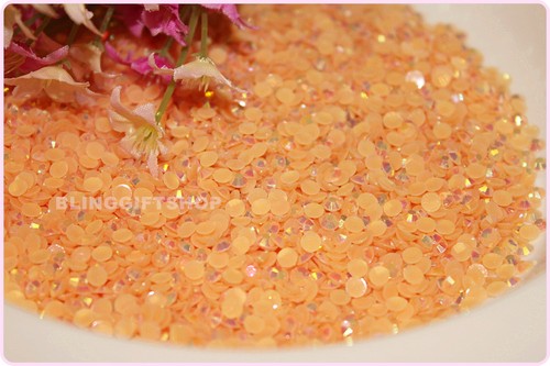 Pack of 50,000 Size 4mm RESIN FLAT BACK RHINESTONES DIAMANTE GLUEFIX CRAFT GEMS - Picture 62 of 64