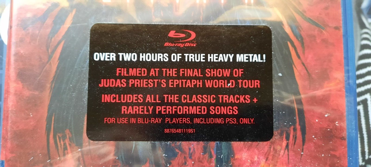 JUDAS PRIEST - Epitaph (Blu-ray, 2012) SEALED cut case