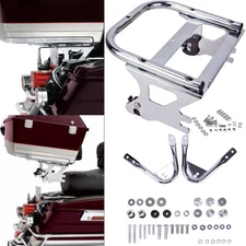 Quick Release Two-up Tour Pack Rack Mount + Docking Kit For Harley Touring 97-08