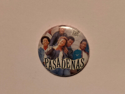The Pasadenas British soul group artist music vintage SMALL BUTTON