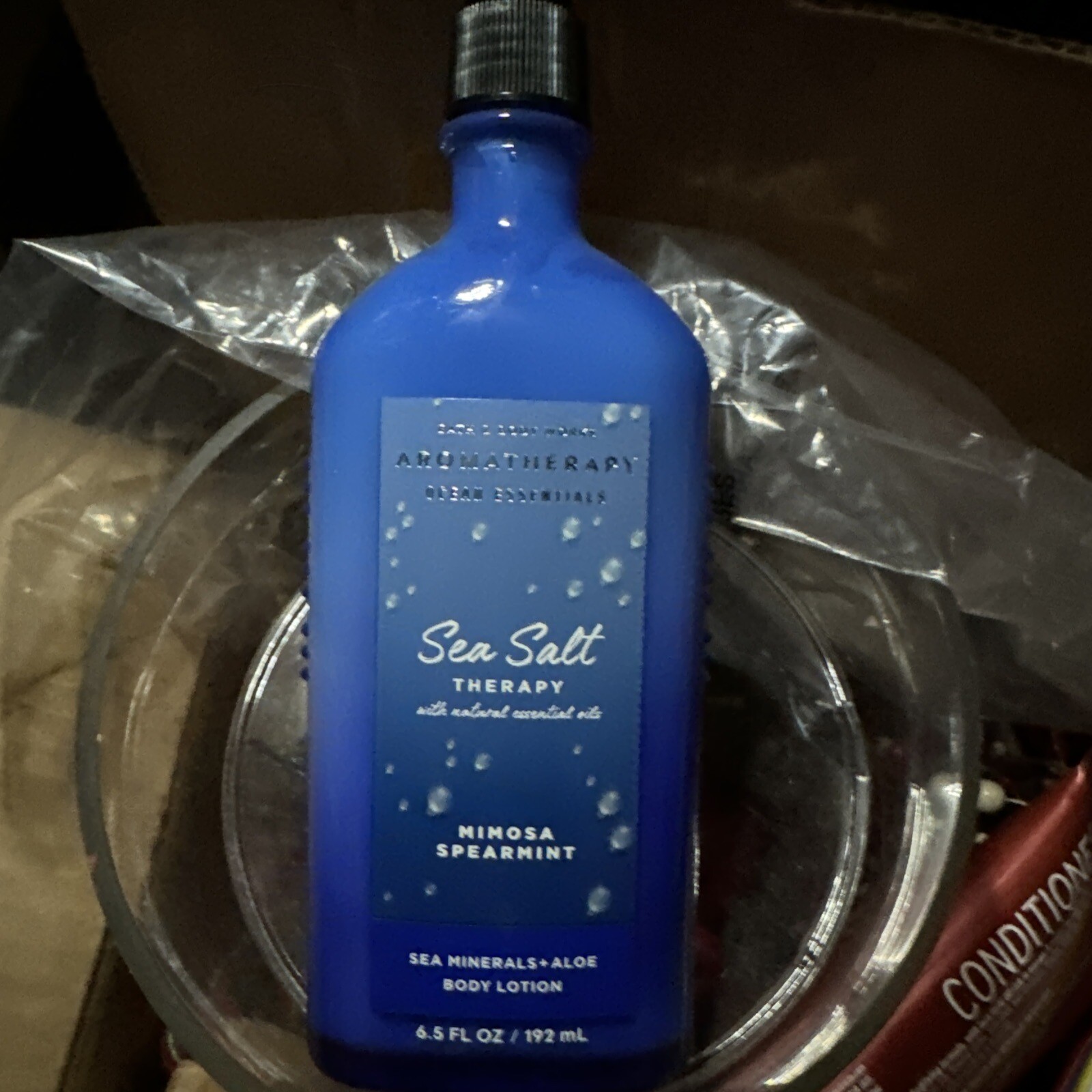 BATH & BODY WORKS AROMATHERAPY SEA SALT THERAPY MIMOSA SPEARMINT BODY