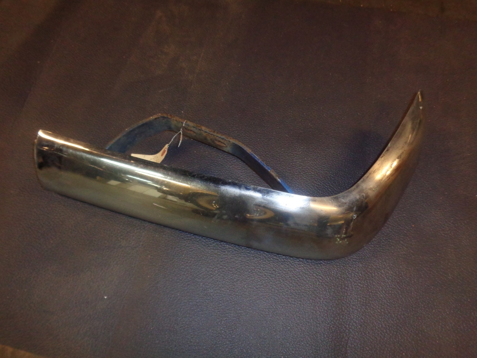 ROLLS ROYCE BENTLEY GOOD USED LEFT FRONT BUMPER  END W/BRAKET FITS 1967 TO 1973 