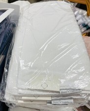 Spa Hand Towels 17x30 inches white thin terrycloth Egyptian Cotton Abyss