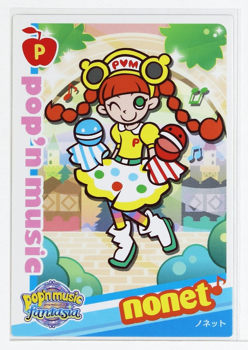 Pop'n Music Card PH21N033 Nonet KONAMI Japan Game Character | eBay