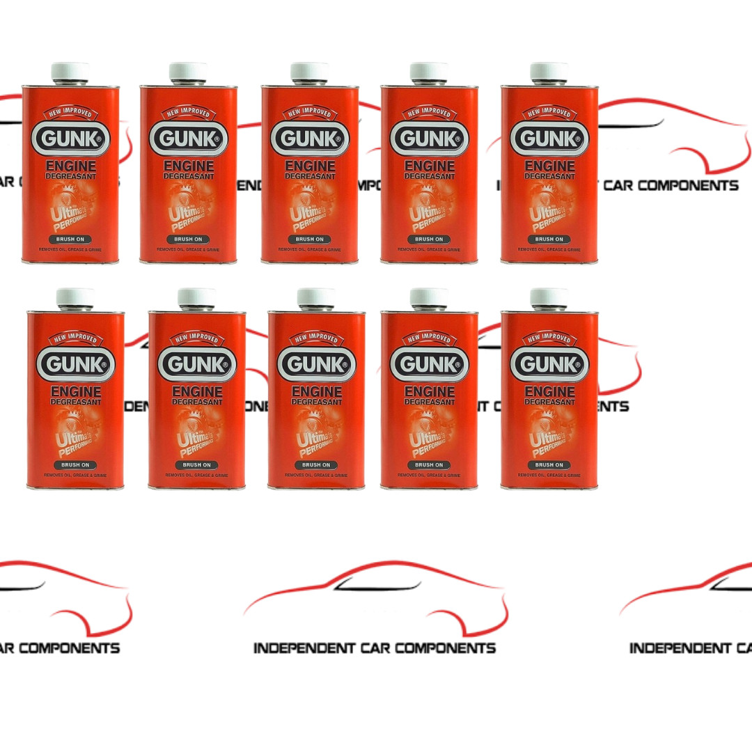 10 x 1L LITRE GUNK BRUSH ON ENGINE DEGREASANT CAR VAN DEGREASER REMOVER CLEANER