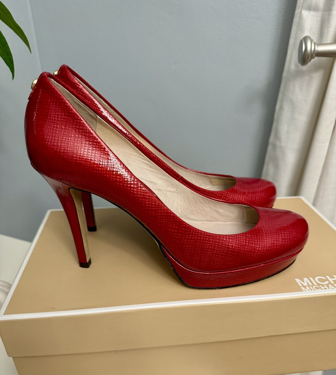 Kors Platform Michael Kors Pumps Red Michael Kors Woman's