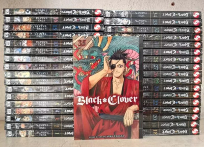 Black Clover English Manga Full Set Comic Volume 1-35 Yuki Tabata DHL Shipping