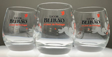 LICOR BEIRAO PORTUGUESE LIQUEUR, SET OF THREE GLASSES