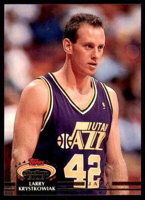 1992-93 Stadium Club Larry Krystkowiak Utah Jazz #261 | eBay