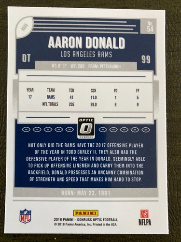 ( U SELECT CARDS ) 2018 FOOTBALL DONRUSS OPTIC SINGLES 🔽 - Picture 49 of 82