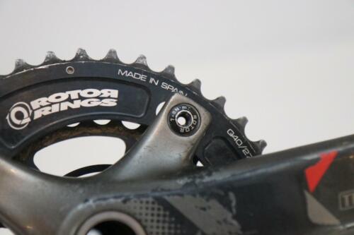 SRAM XX Carbon Crankset MTB Rotor Oval QRings 40/27T 175mm GXP BB Mountain Bike - Picture 3 of 12
