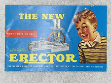 1954 The New Erector Instruction Manual - Builds through 6 1/2