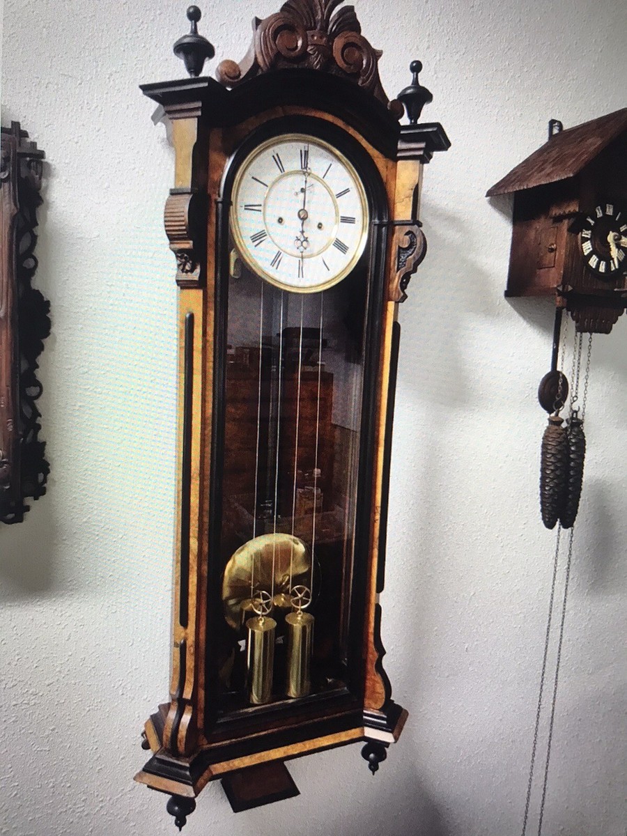 RARE ANTIQUE WATERBURY BROCKVILLE TIME ONLY OAK WALL CLOCK. | eBay