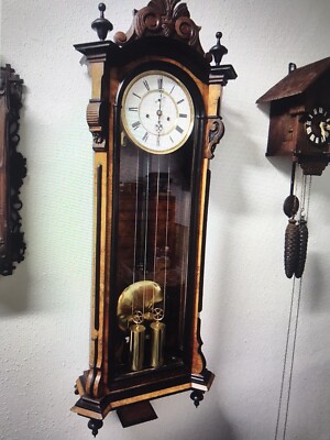 RARE ANTIQUE WATERBURY BROCKVILLE TIME ONLY OAK WALL CLOCK. | eBay