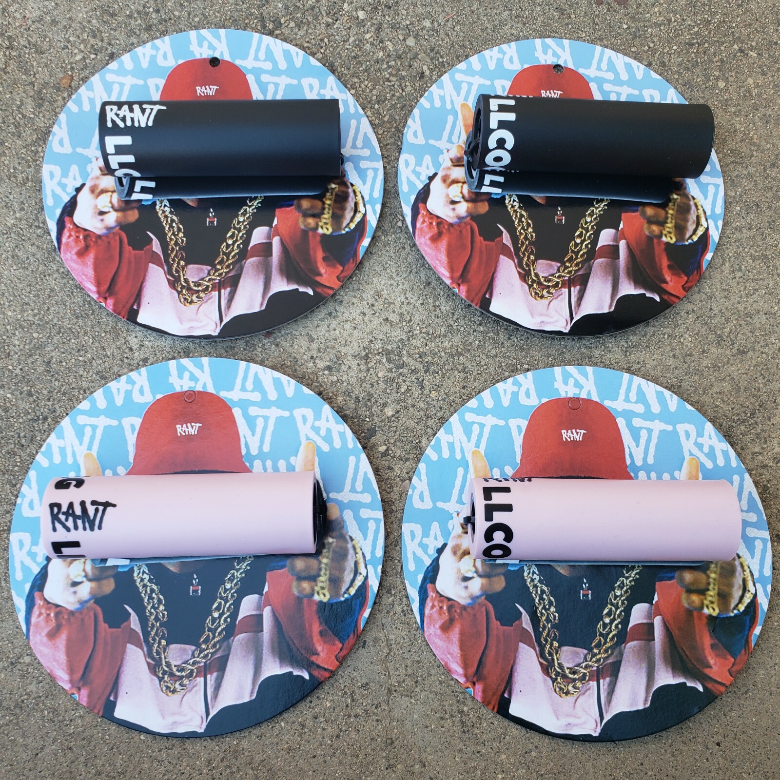 1 PAIR OF RANT LL COOL PC PEG BMX BIKE PEGS PRIMO CULT KINK SUNDAY FIT