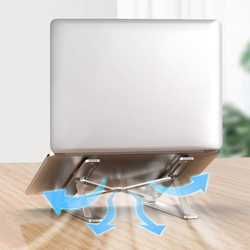 Folding Design Macbook Stand Office Desk Accessory - Photo 11/14
