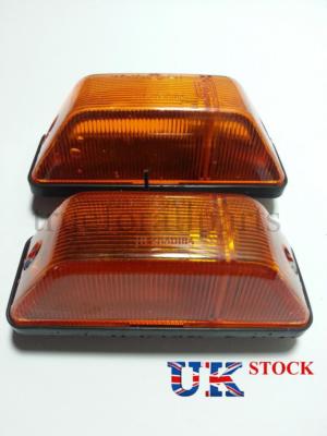 2x Amber Side Indicator Marker Lights E9 marked for MERCEDES SPRINTER / 403 Bus