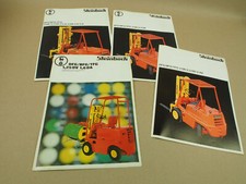 4 brochures Capricorn DFG BFG TFG 1,25DV - 5D forklift with type sheets