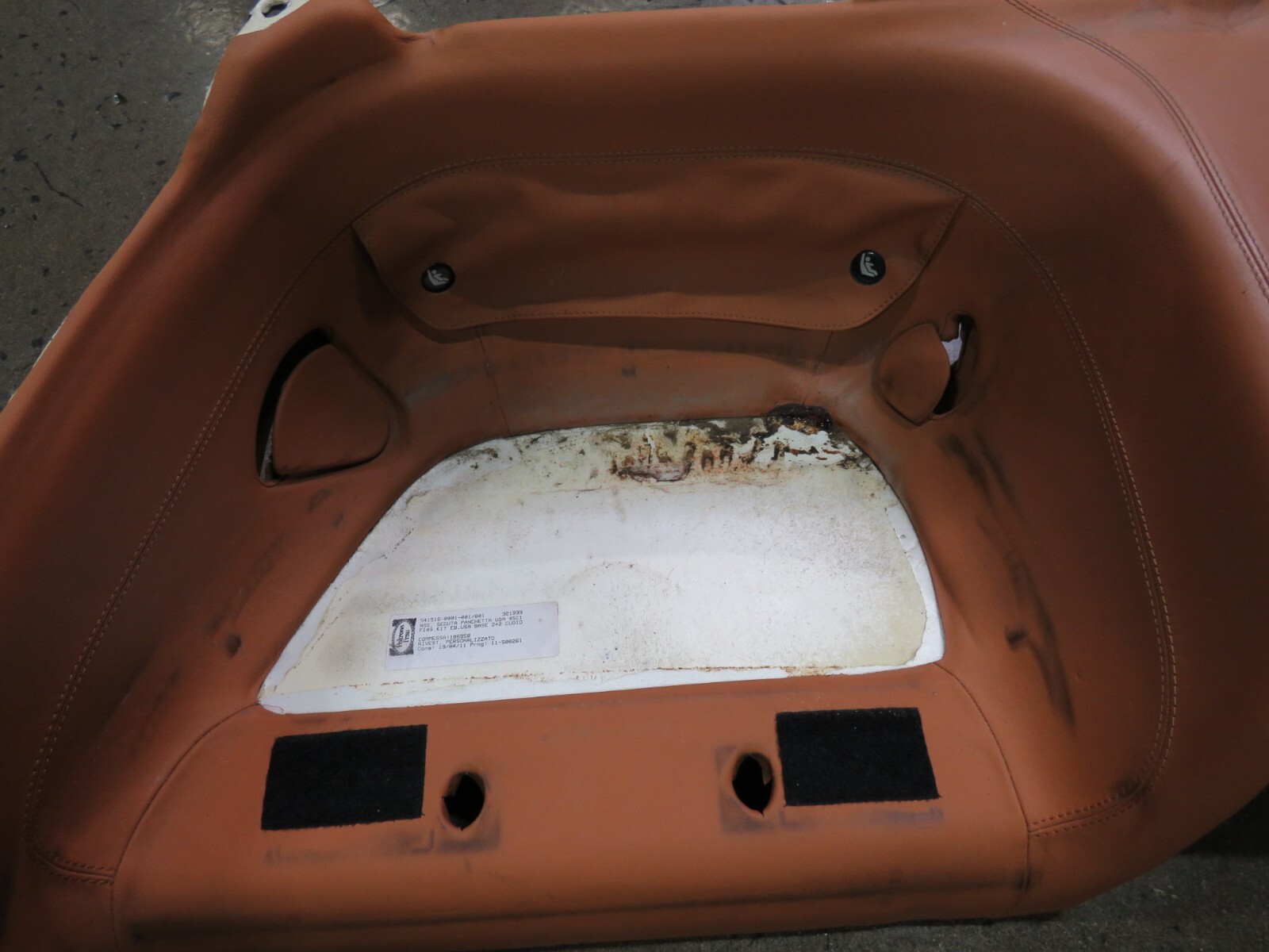 Ferrari California, Rear Seat, Bottom Section, Used, P/N 823135