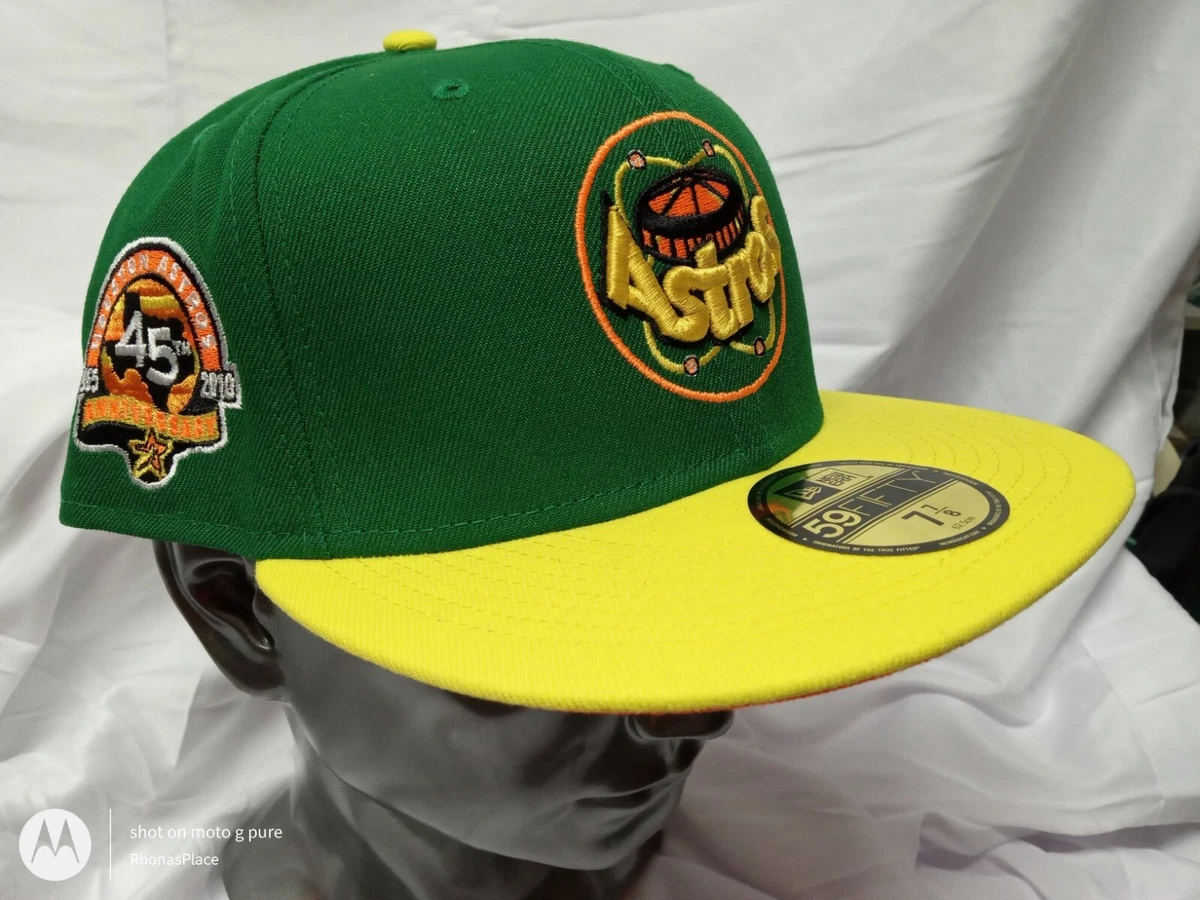 7 Houston Astros Green Yellow Orange Two Tone 59fifty