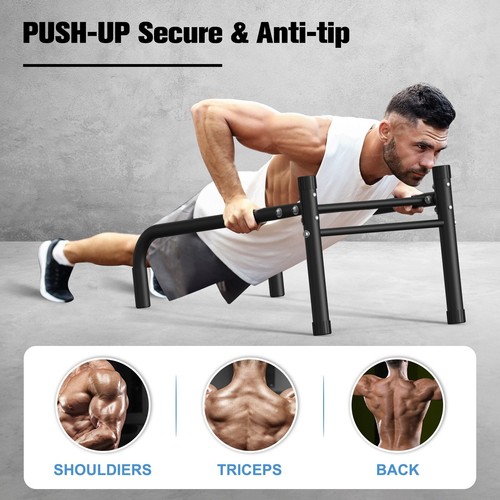 Relife Power Dip Station Adjustable Height Upper Body Equipment for Home Gym - Picture 3 of 8