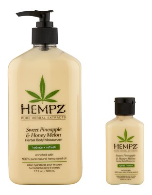 pineapple hemp lotion