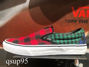 flannel slip on vans