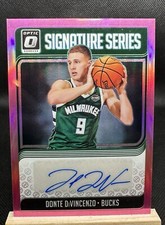2018-19 Optic Donte DiVincenzo Signature Series Pink Holo RC Auto 15/25