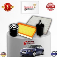 Set Service 4 Filter volvo S40 II 1.8 Flexifuel 92KW 125CV Von 2004-> 2007