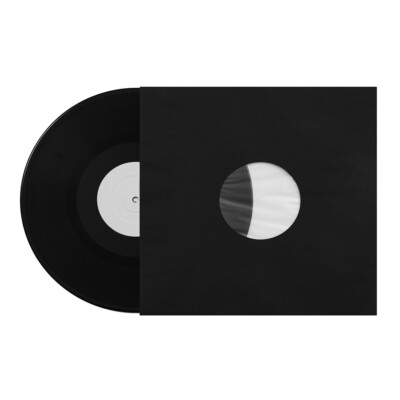 Record Inner Sleeve - 12'' Vinyl LP Innenhüllen (antistatisch) (Mittello... Black