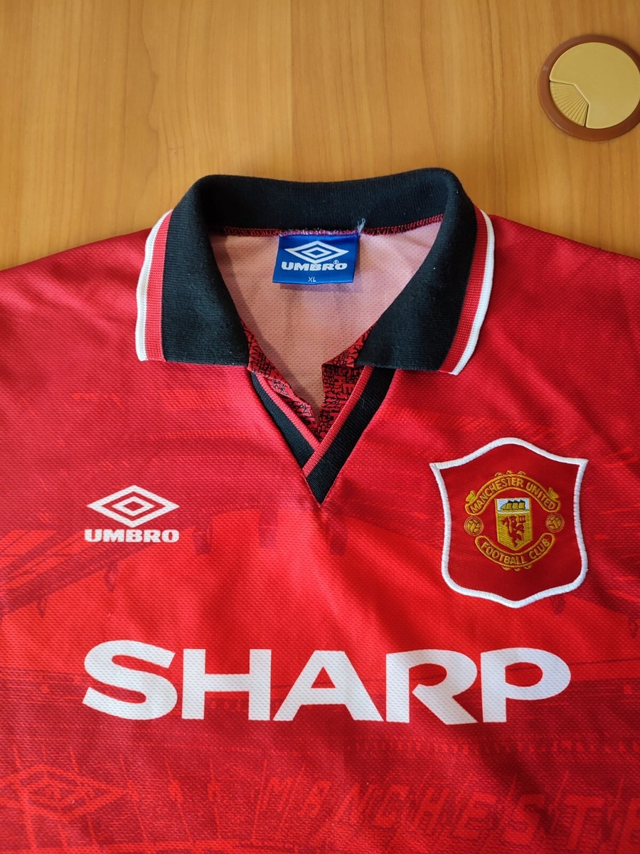 Manchester United 1994 1995 1996 home Umbro Sz XL shirt Manchester United 1994 1995 1996 home Umbro Sz XL shirt
