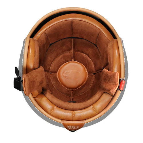 CYRIL Motorcycle Helmet 3/4 Open Face Lightweight C100 Vintage for Adult - Picture 50 of 50