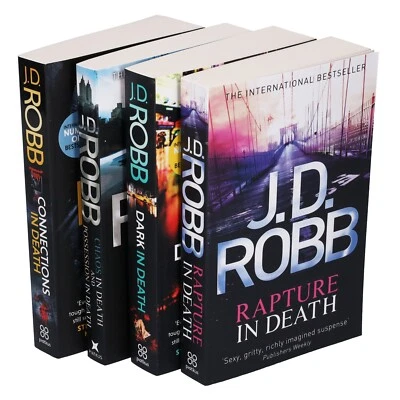In Death Series By J.D. Robb 4 Books Collection Set - Fiction - Paperback