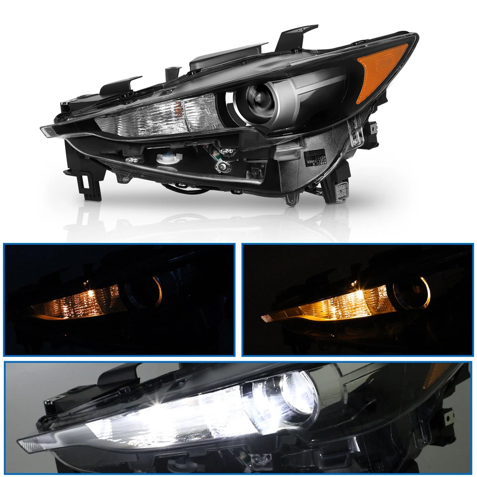 Full LED w/AFS Projector Headlight For 2017-2021 Mazda CX-5 Left +Right Sides Foto 3 de 4