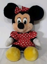 Vintage Disneyland Walt Disney World Minnie Mouse Plushie Authentic