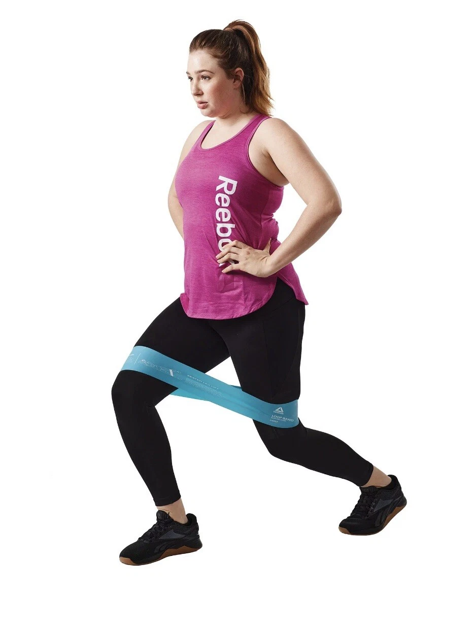 Reebok Fasce ad anello piatto autoguidate 3 Pk Allenatori a resistenza leggera media pesante