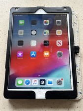 Apple iPad Air, 128 GB, T-Mobile Cellular w/ Cracked Screen Fully Functional 