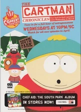 Cartman Chronicles South Park Chef Aid Album TV Show Promo postcard RC