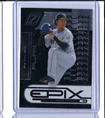 2005 Donruss Zenith Epix Black Play Pedro Martinez 53/100 Mets #E-13 HOF