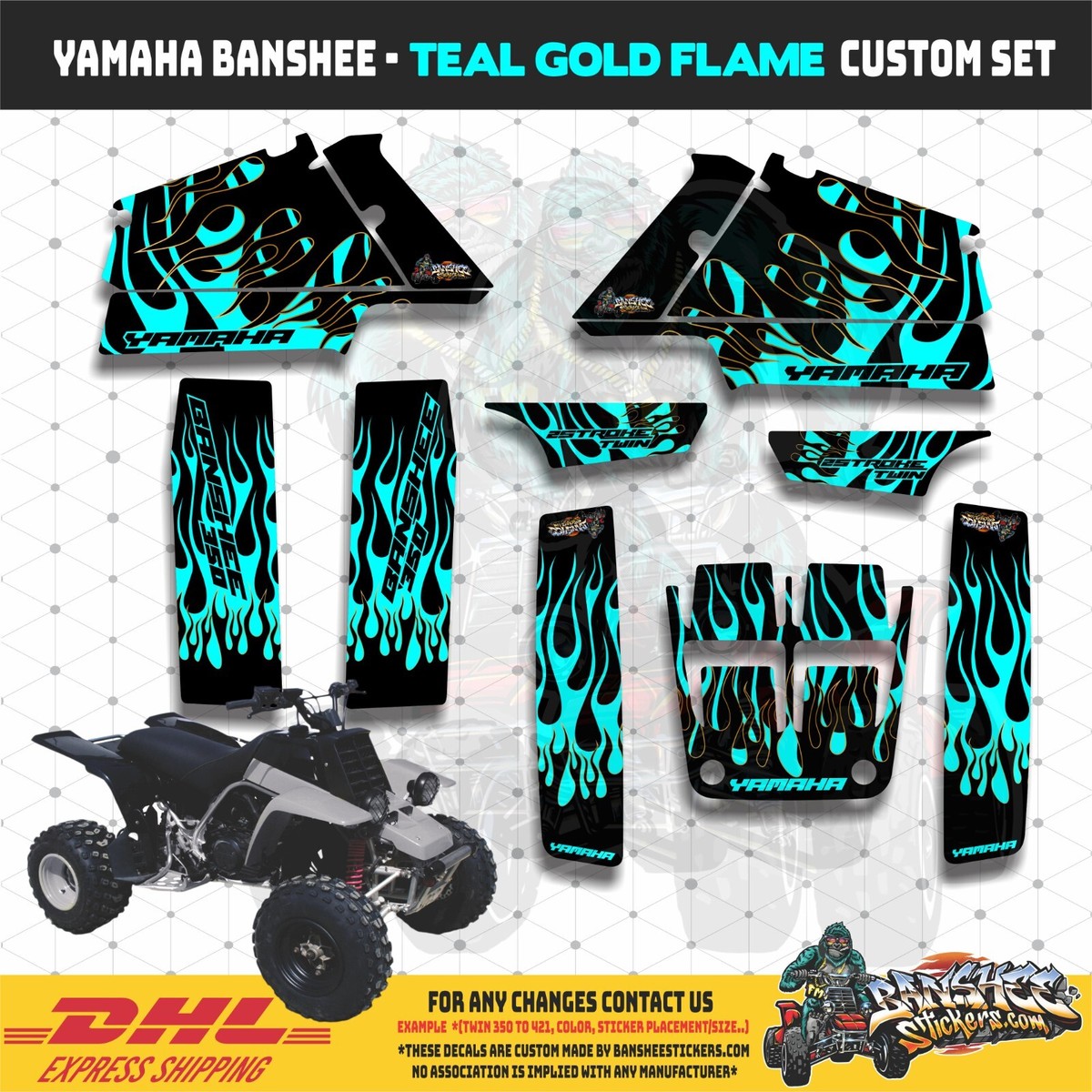Yamaha Banshee 350 Twin Personalizado