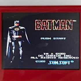 SUNSOFT BATMAN family computer Super Rare Used free shipping collection FC japan