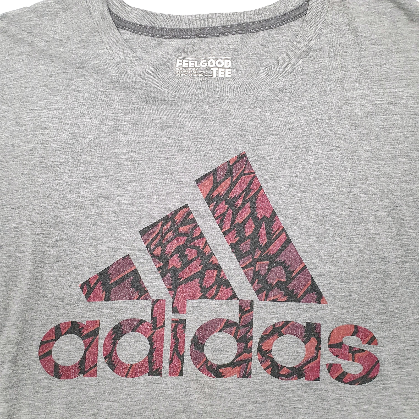 ADIDAS Grey T Shirt Tee Short Sleeve Mens L image 2