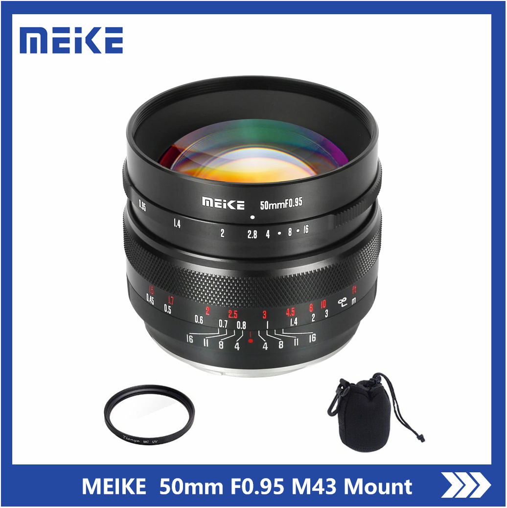 MEIKE 50mm Manual Focus Lens APS-C for M4/3 Mount Panasonic