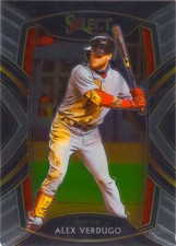 Alex Verdugo 2021 Panini Select Baseball Chrome Card #234 Red Sox Diamond Level