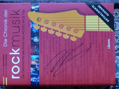 Buch Die Chronik der Rockmusik - David Roberts (signed/Zappa) 576 Seiten