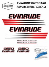 EVINRUDE FICHT RAM INJECTION 250hv Perämoottori   tarrat/stickers