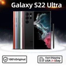 NEW Samsung Galaxy S22 Ultra 5G S908U 128/256/512GB FACTORY UNLOCKED ALL COLORS