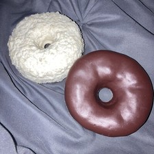 Vintage MTC Realistic Rubber Dunkin Donuts Play Food Movie Stage Props Faux