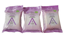 ALMAY Biodegradable Longwear Makeup Remover Cleansing Towelettes 25ct. - Qty 3